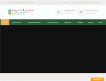 Tablet Screenshot of josephlucchesefuneralhome.com